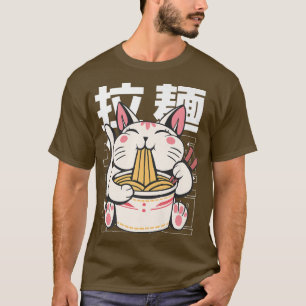 Ramen Cat Lover Kawaii Anime 1479 T-Shirt