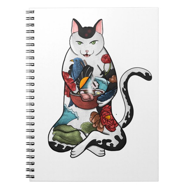 ramen cat notebook (Front)