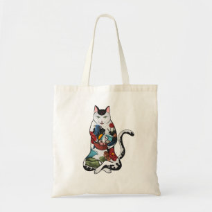 ramen cat tote bag