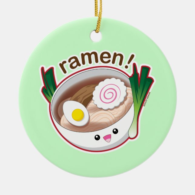 Ramen! Ceramic Ornament (Front)