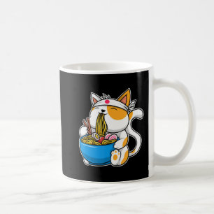 Ramen Cute Cat Kawaii Anime Japanese Food Neko Cat Coffee Mug