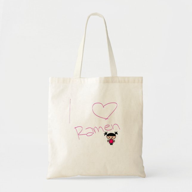 Ramen Girl Tote Bag (Front)