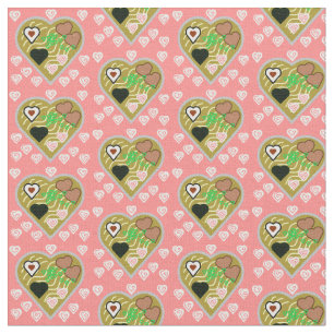 Ramen Heart Fabric