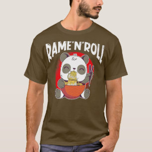 Ramen Japan Kawaii Noodle Bowl Pun Panda Premium  T-Shirt