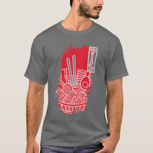 Ramen Japanese Food Japan Noodles Soup Bowl Anime T-Shirt
