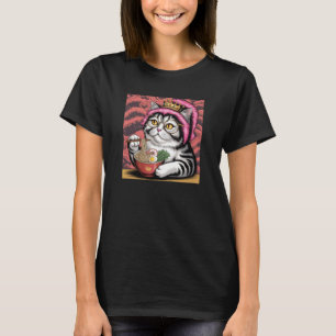 Ramen Japanese Kawaii Anime Womens Mens Retro Prin T-Shirt