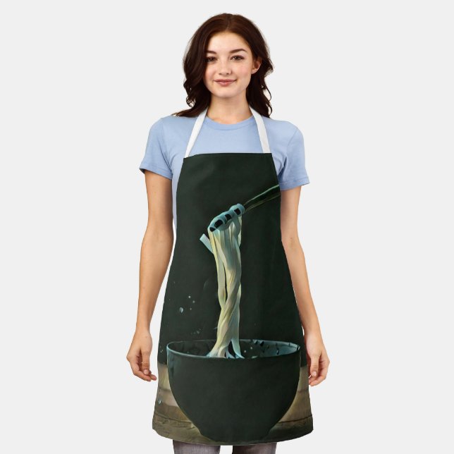 Ramen lover artwork apron (Worn)