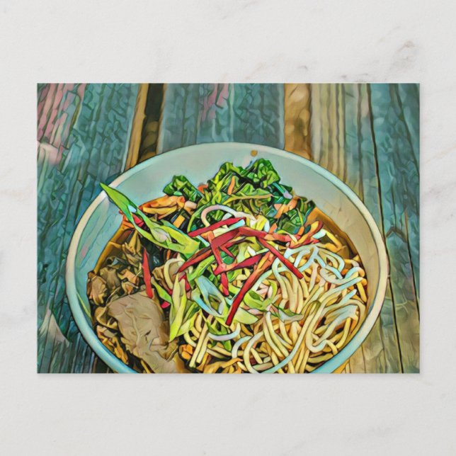 Ramen lover gift postcard (Front)