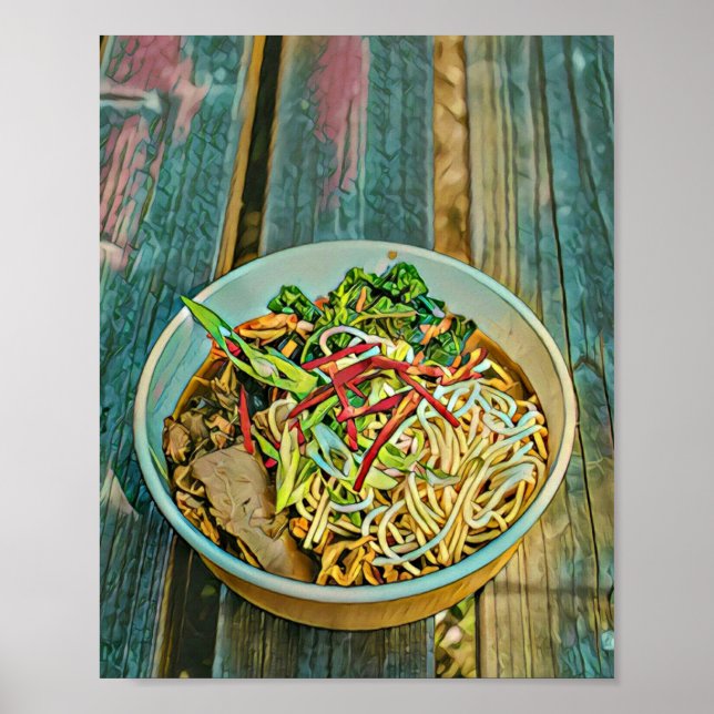 Ramen lover gift poster (Front)