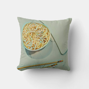 Ramen lover gift throw pillow