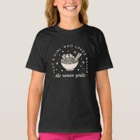 Ramen lovers girl Japanese food funny quotes black