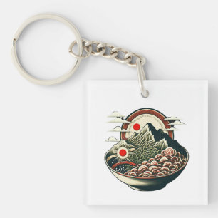 Ramen Mountains Keychain
