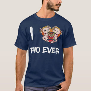 Ramen Noodle Retro Heart Axolotl Vietnamese Food P T-Shirt