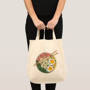 Ramen Noodles Bowl Japanese Food Restaurant Foodie Tote Bag