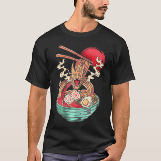 Ramen Noodles Dragon Anime Japanese Kawaii         T-Shirt