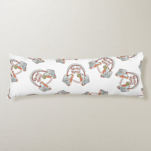 Ramen noodles music pattern body pillow