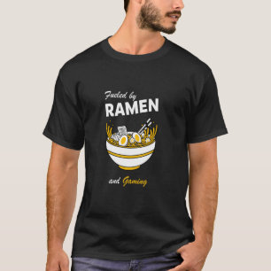 Ramen Noodles Soup Bowl Japanese Food Gaming Gamer T-Shirt