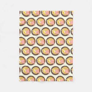 Ramen Noodles Soup Japanese Food Lover Eggs Fleece Blanket