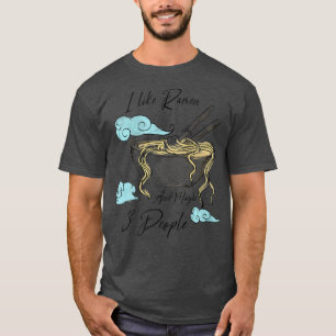 Ramen Noodles T-shirt Ramen Chat Neko Anime Kawaii