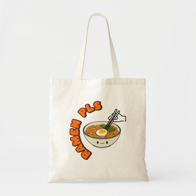 Ramen PLS Tote Bag (Front)