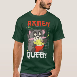 Ramen Queen with a Panda and Ramen T-Shirt