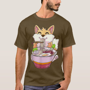 Ramen Shiba Inu Kawaii Anime Japanese Food Girls T T-Shirt