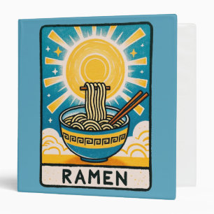 Ramen Tarot Card Humour Ramen Noodles Binder