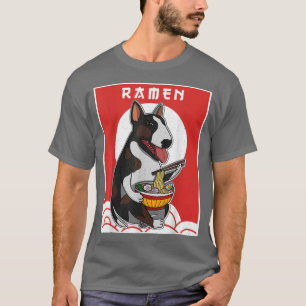 Ramen Terrier Dog Noodles Japanese Cuisine1467 T-Shirt