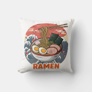 Ramen Throw Pillow