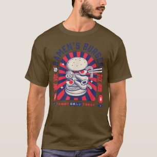 Ramen's Burger Japan Art Anime Ramen Japon Pop Sty T-Shirt