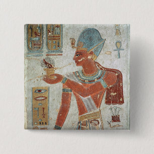 Ramesses II: Dressed for War 2 Inch Square Button