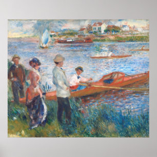 Rameurs à Chatou - Auguste Renoir Affiche d'art fi