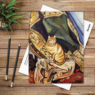 Raminou Cat Cloth Suzanne Valadon Postcard