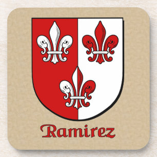Ramirez Family Shield Coaster
