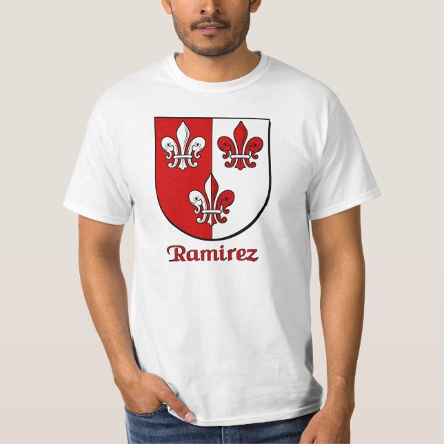 Ramirez Family Shield Long Sleeve T-Shirt (Front)