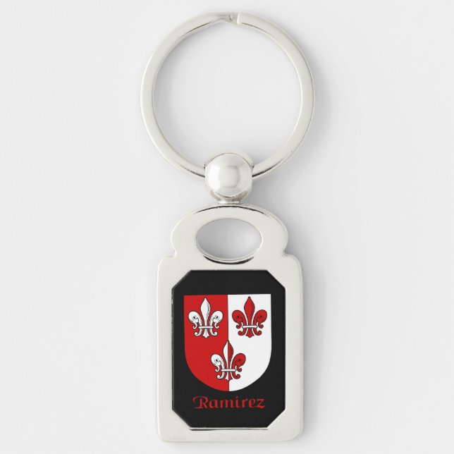 Ramirez Historical Shield Keychain (Front)