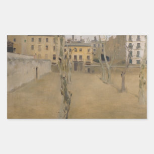 Ramon Casas -Courtyard of the Old Barcelona Prison Sticker
