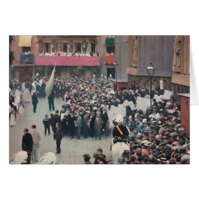 Ramon Casas - The Corpus Christi Procession (Front Horizontal)