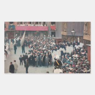 Ramon Casas - The Corpus Christi Procession Sticker