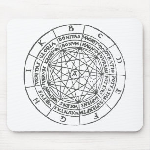 Ramon Llull Ars Magna Mouse Pad