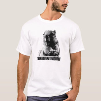 Ramon The Squirrel Hashtag Light T-Shirt