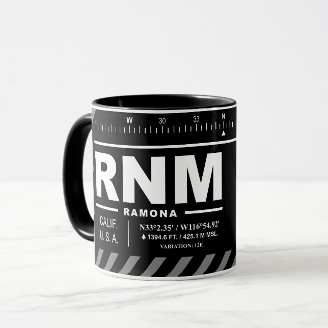 Ramona Airport RNM  Mug (Front Left)