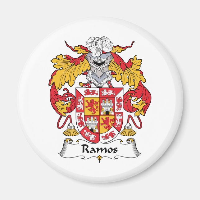 Ramos Family Crest Magnet (Front)