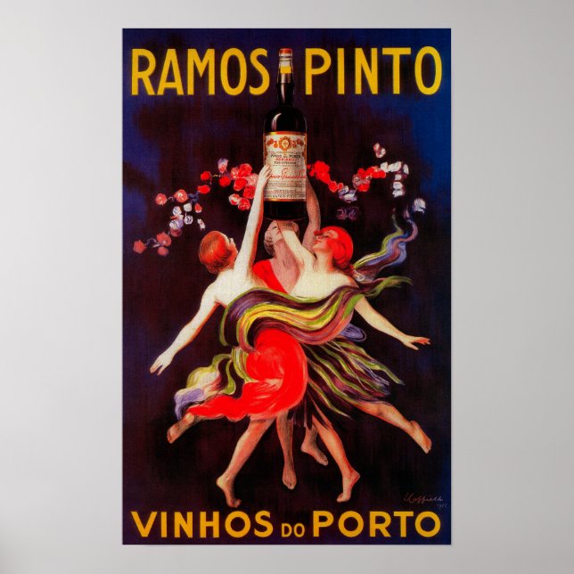 Ramos Pinto Poster Vintage Europe (Devant)