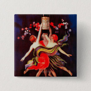 Ramos Pinto Vintage PosterEurope 2 Inch Square Button