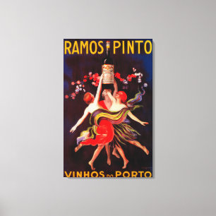 Ramos Pinto Vintage PosterEurope Canvas Print