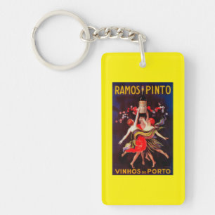 Ramos Pinto Vintage PosterEurope Keychain