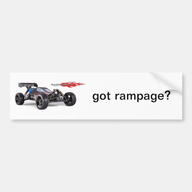 Rampage XBE Bumper Sticker (Front)