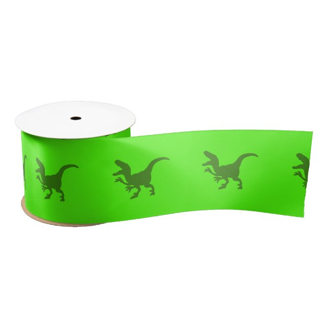Rampaging Dinosaurs Ribbon Satin Ribbon (Spool)