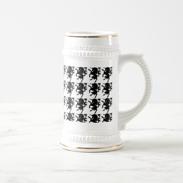 Rampant Unicorn Stein (Right)